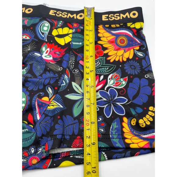 Essmo Mens Boxer Briefs 5 Pack Bold Abstract Tropical Animal Prints Size M - Picture 9 of 9